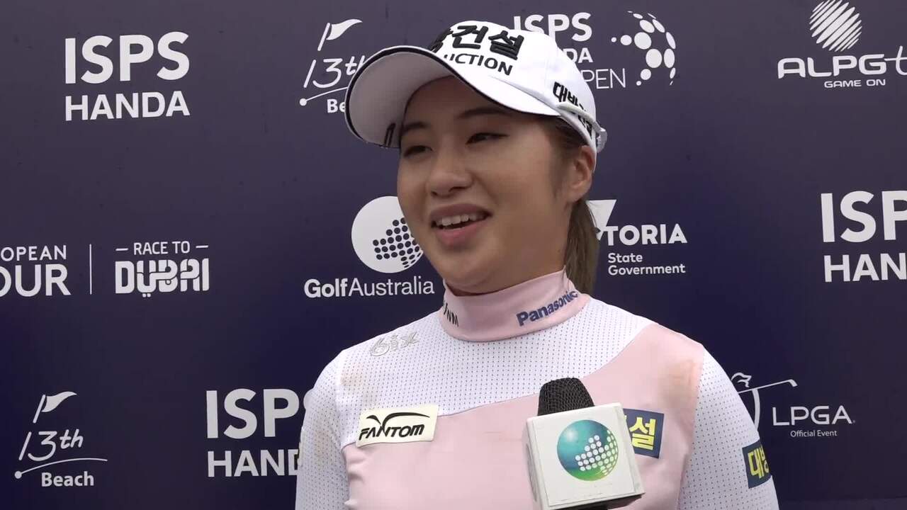 Jeongeun Lee6 Second Round Interview at 2020 ISPS Handa Vic Open | LPGA ...