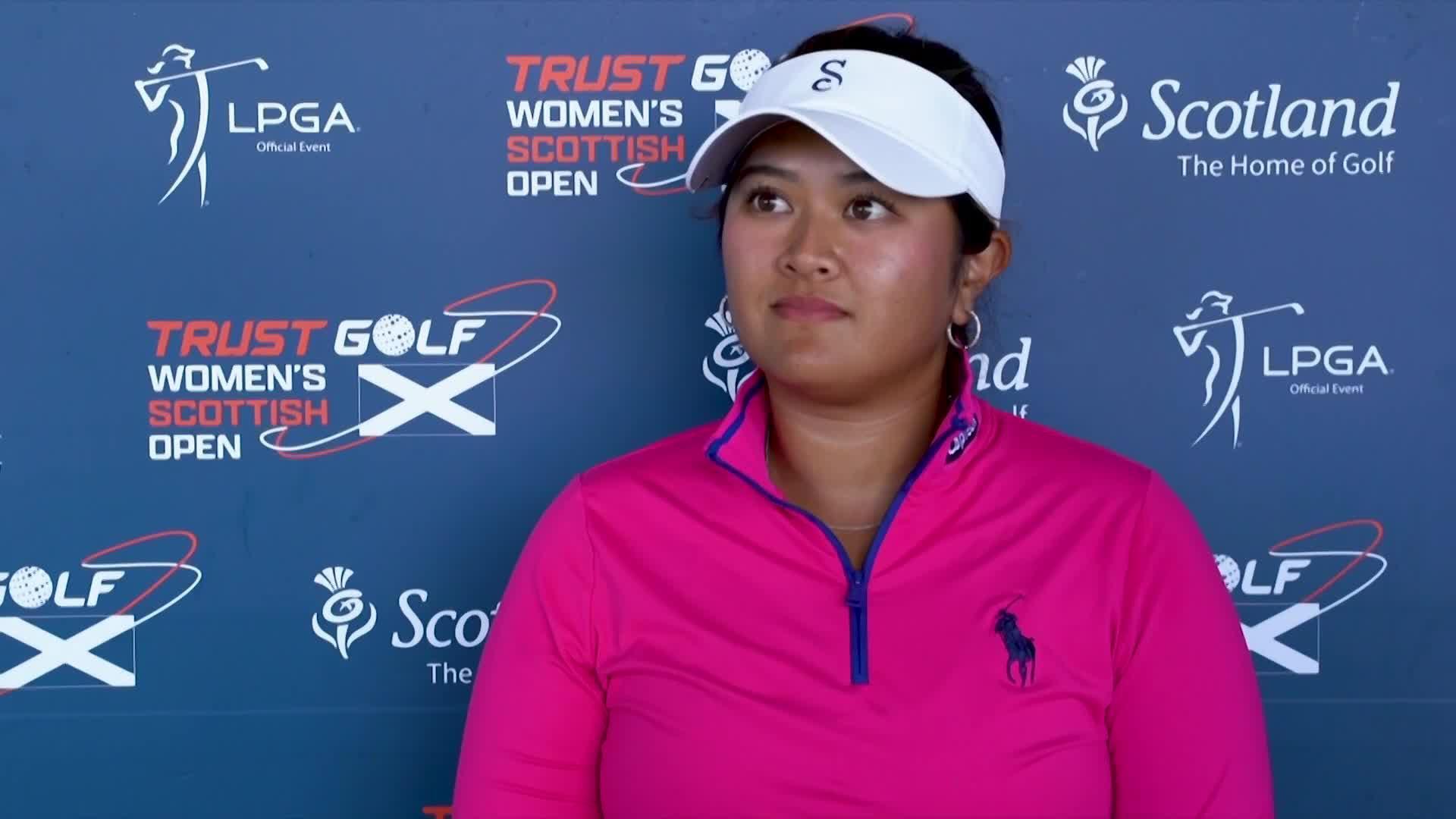 Lilia Vu Second Round Interview at the 2022 Trust Golf Women’s Scottish ...