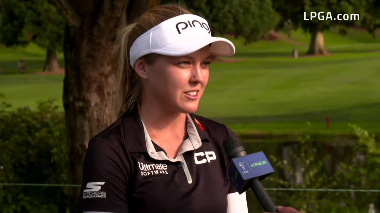 Brooke Henderson Talks Third Round at the 2019 Cambia Portland Classic ...