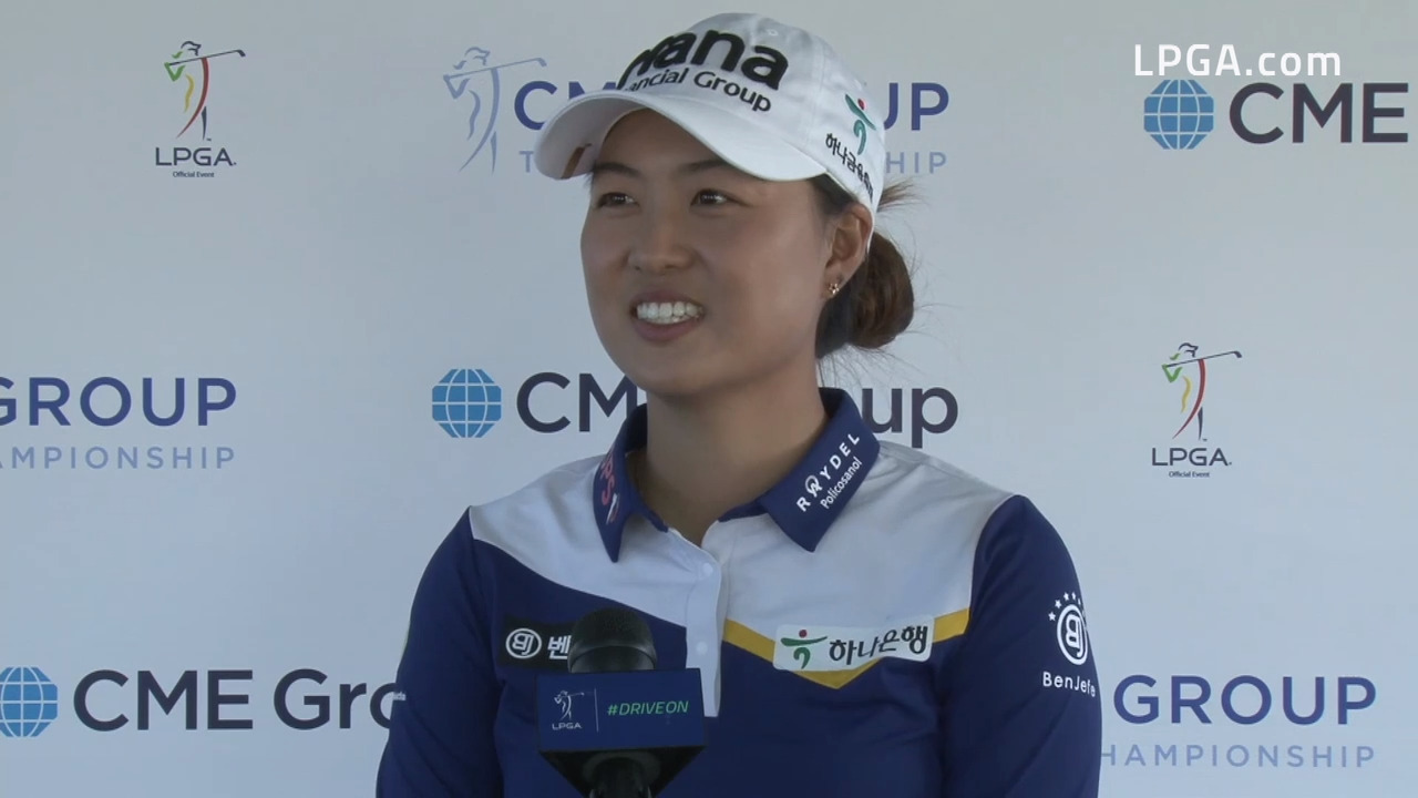 Minjee Lee Round 3 Interview at the CME Group Tour Championship | LPGA ...