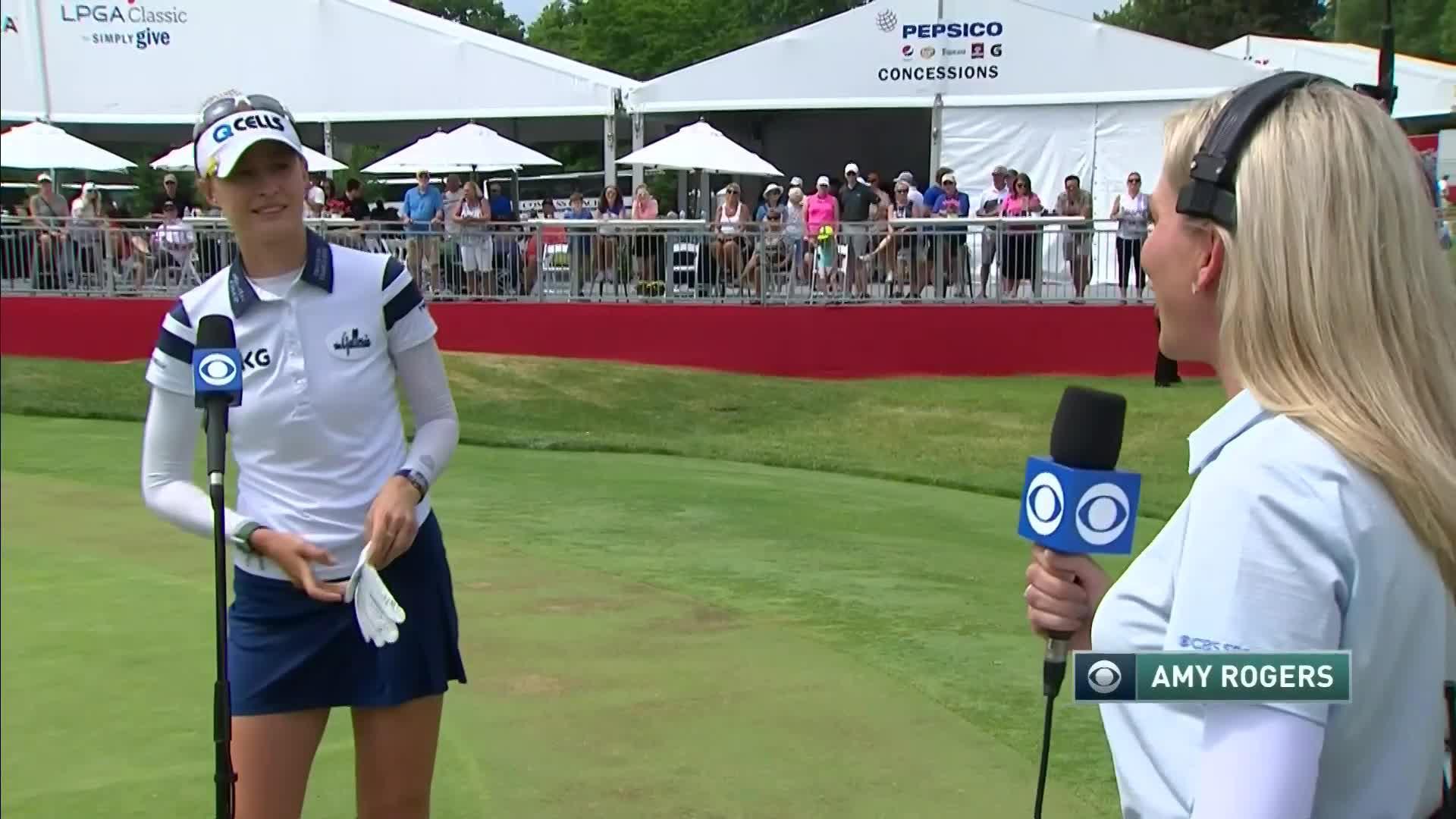 Nelly Korda Final Round Interview at the 2021 Meijer LPGA Classic | LPGA | Ladies Professional ...