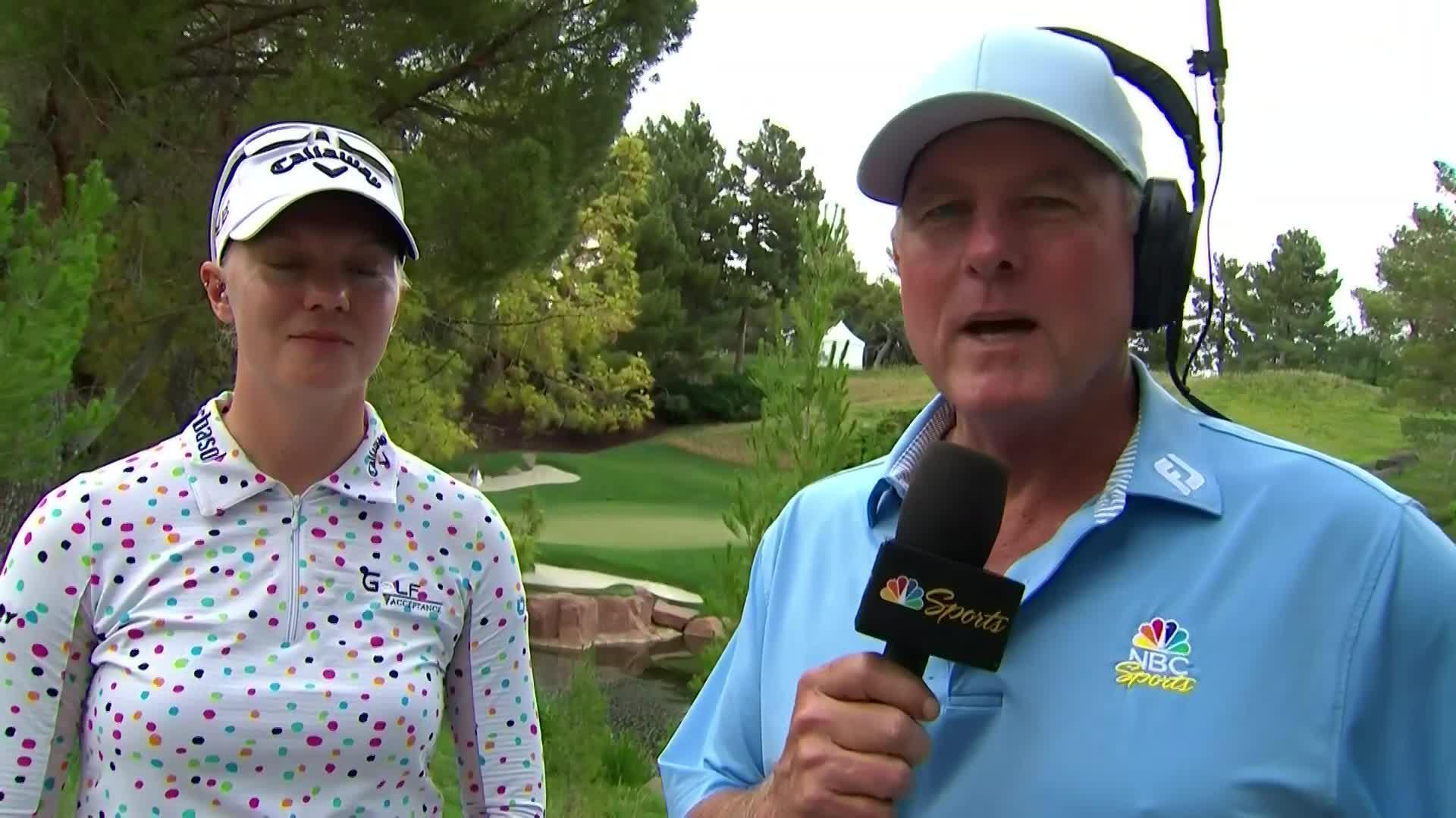 Madelene Sagstrom Round 3 Interview at the Bank of Hope LPGA Match-Play