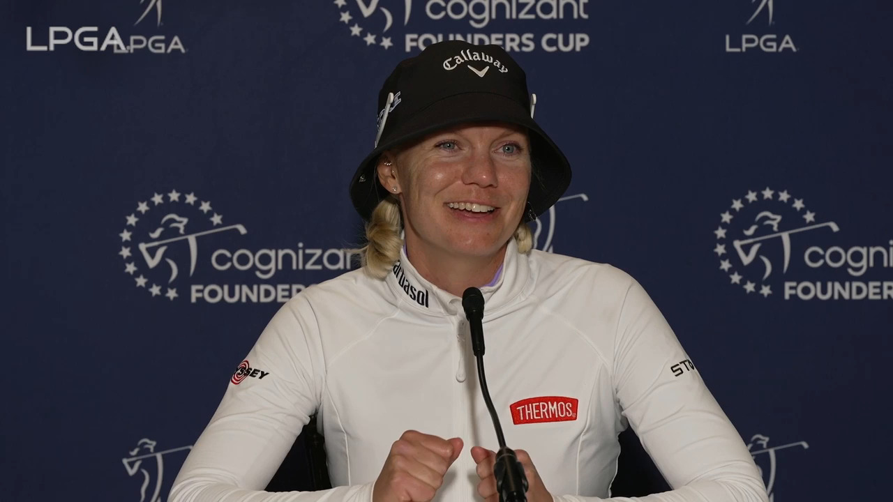 Madelene Sagstrom Third Round Interview | 2024 Cognizant Founders Cup