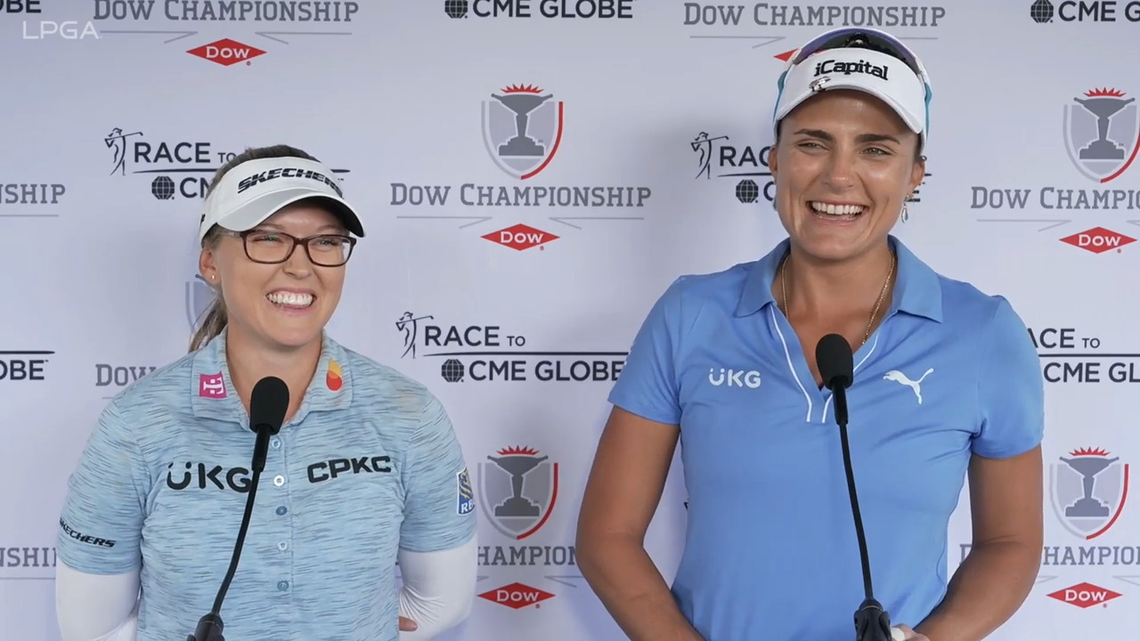 Brooke Henderson/Lexi Thompson First Round Interview | 2024 Dow Championship