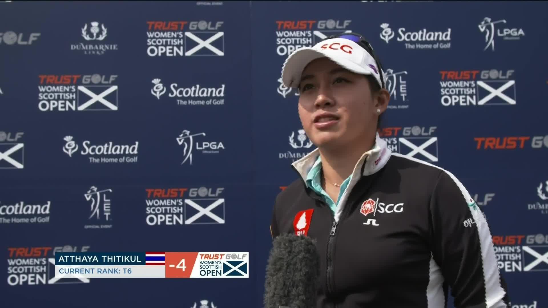 Atthaya Thitikul TV Interview - Round 1 Women's Scottish Open | LPGA ...