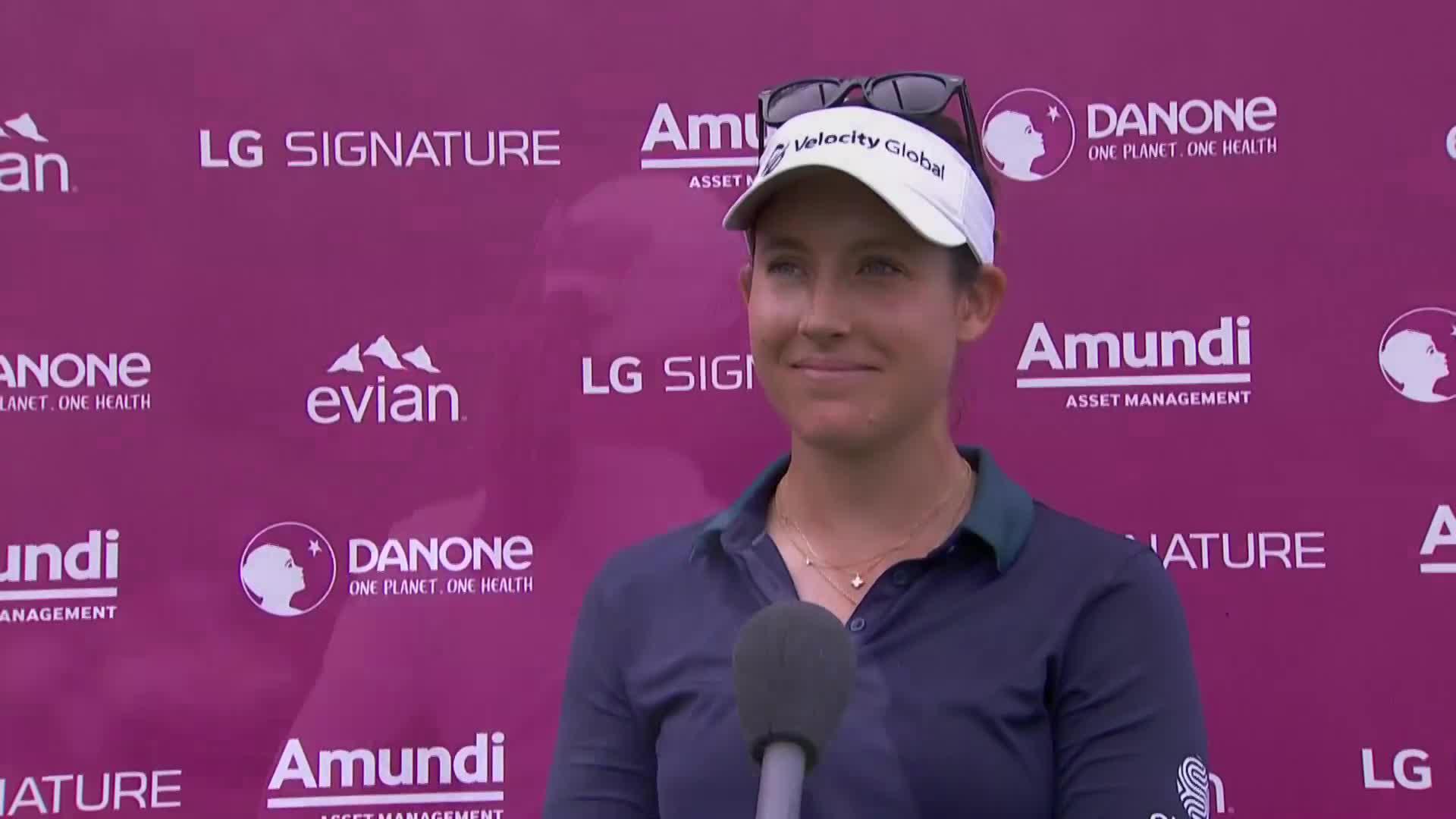 Albane Valenzuela Third Round Interview at the 2022 Amundi Evian ...