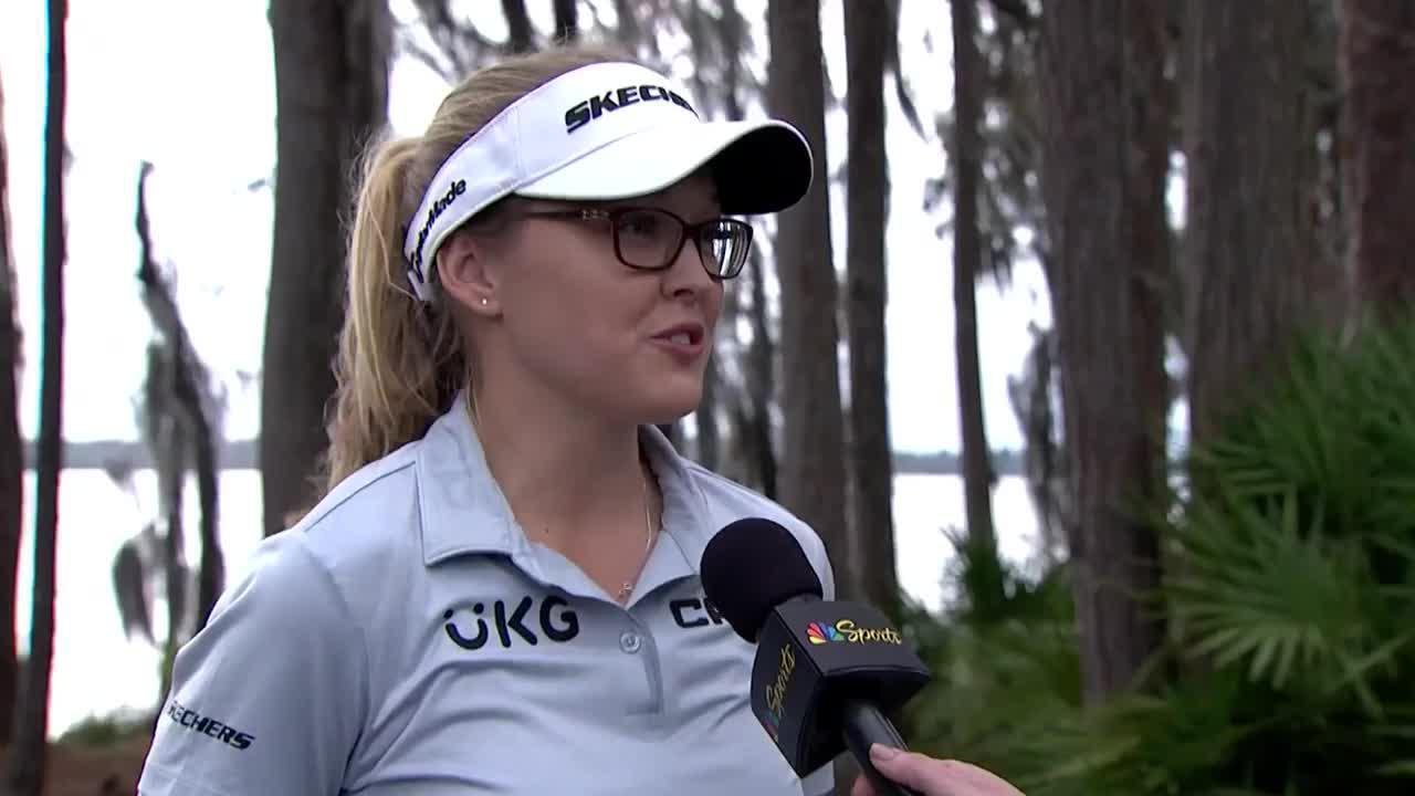 Brooke Henderson First Interview | 2024 Hilton Grand Vacations Tournament  of Champions | LPGA | Ladies Professional Golf Association