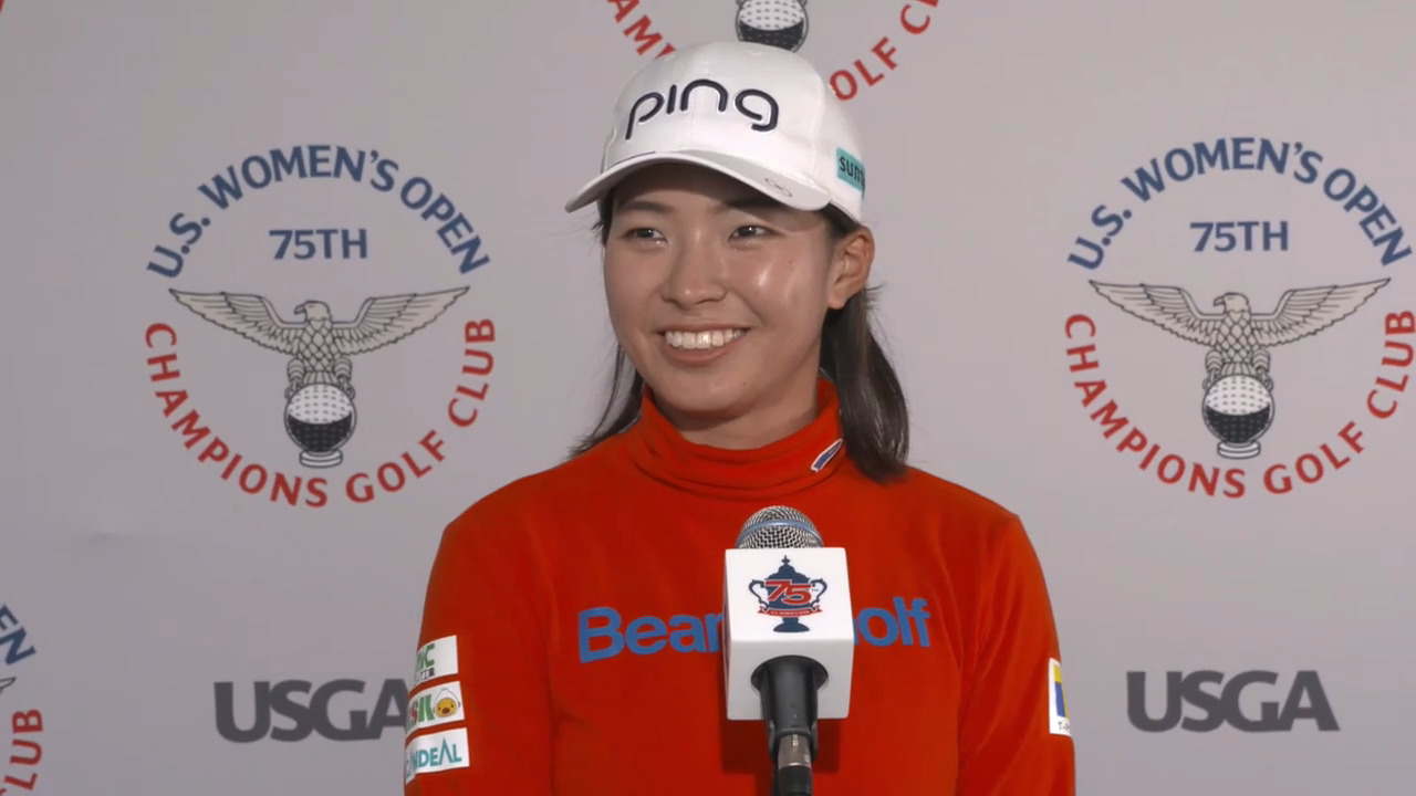 Hinako Shibuno Second Round Interview at the 2020 U.S. Women’s Open ...