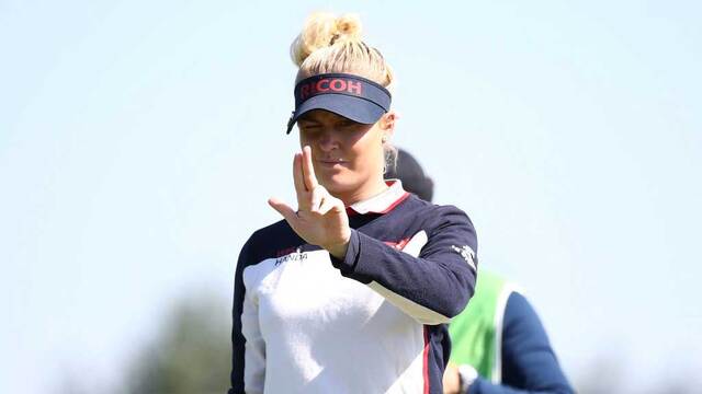 Charley Hull Highlights Round 2 2018 LPGA KEB Hana Bank Championship ...