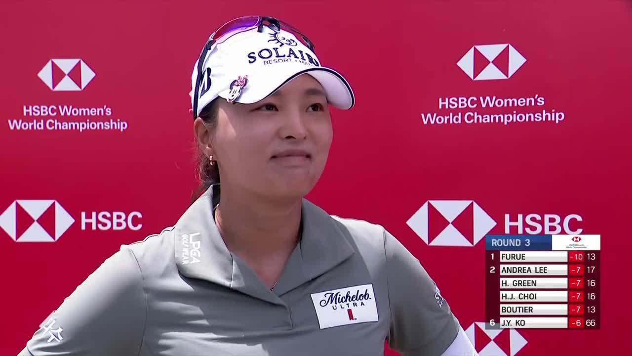 Interview with Jin Young Ko following the third round of the 2024 HSBC Women’s World Championship on the LPGA Tour