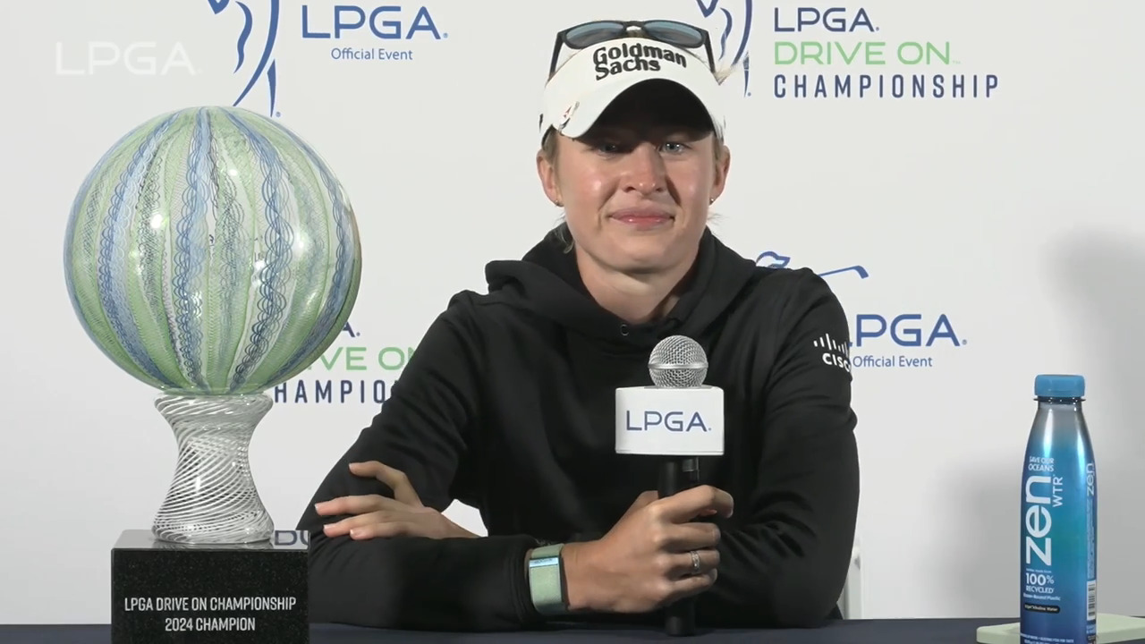 Nelly Korda Winning Press Conference | 2024 LPGA Drive On Championship