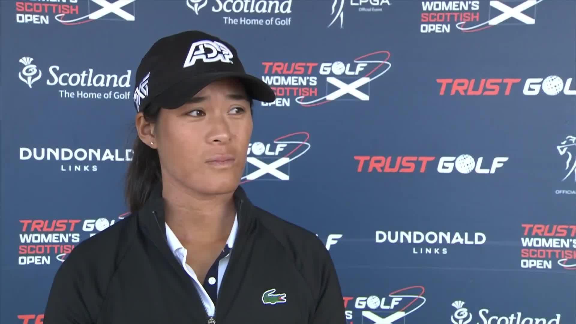 Celine Boutier Third Round Interview at the 2022 Trust Golf Women’s ...