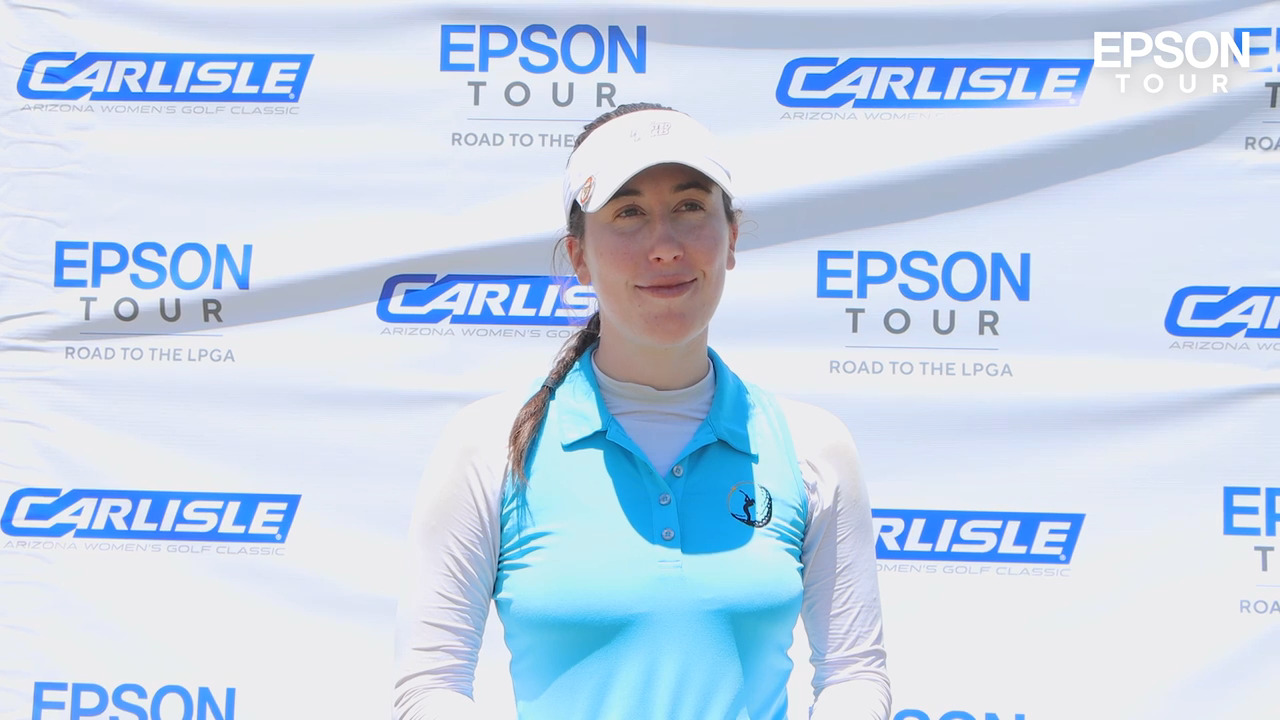Emilee Hoffman Second Round Interview | 2024 Carlisle Arizona Women’s Golf Classic