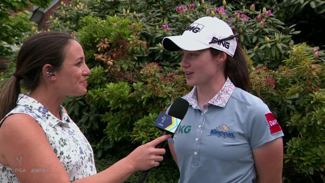Leona Maguire First Round Interview | 2024 Cognizant Founders Cup