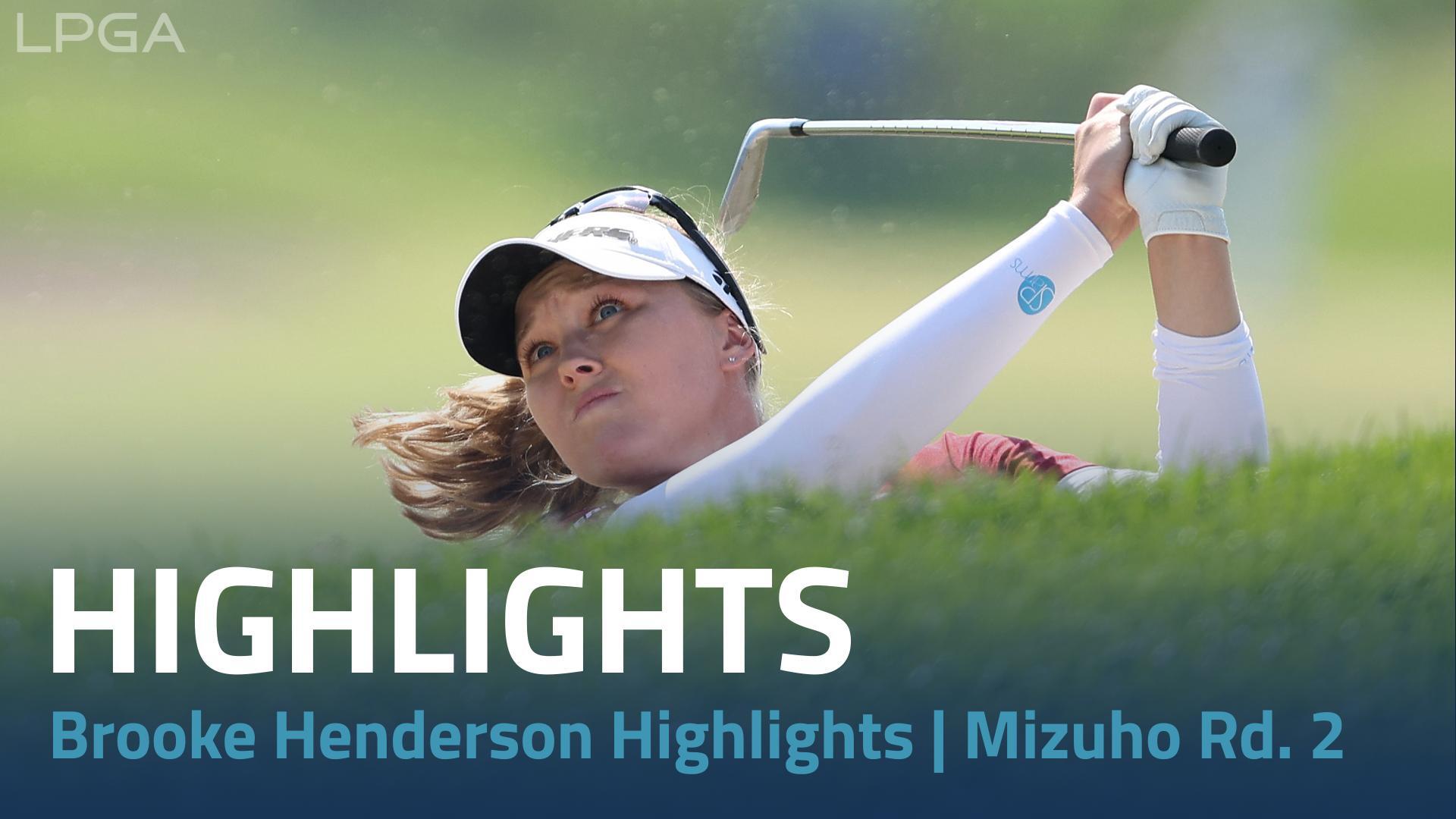 Brooke Henderson Second Round Highlights | 2023 Mizuho Americas Open