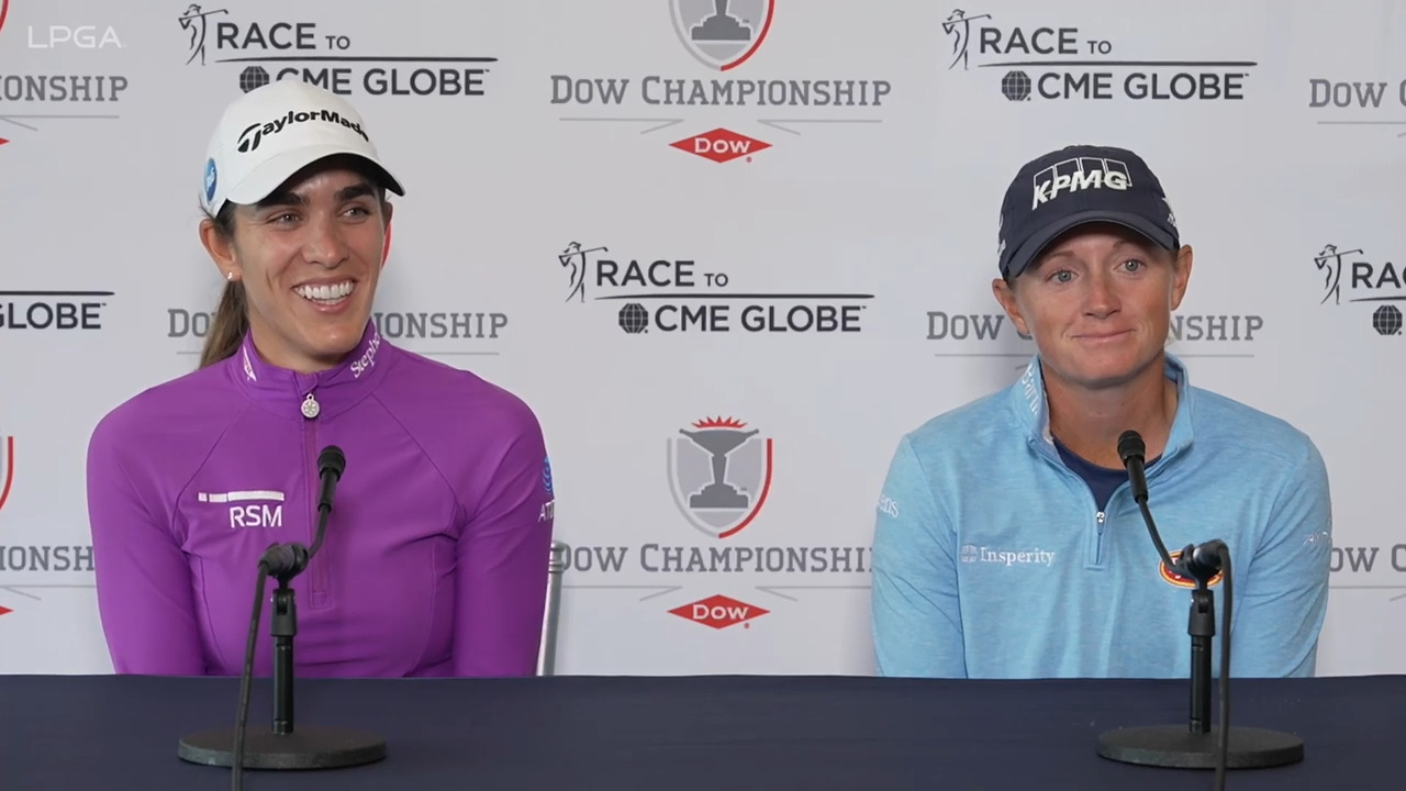 Maria Fassi & Stacy Lewis Pre-Tournament Press Conference | 2024 Dow Championship