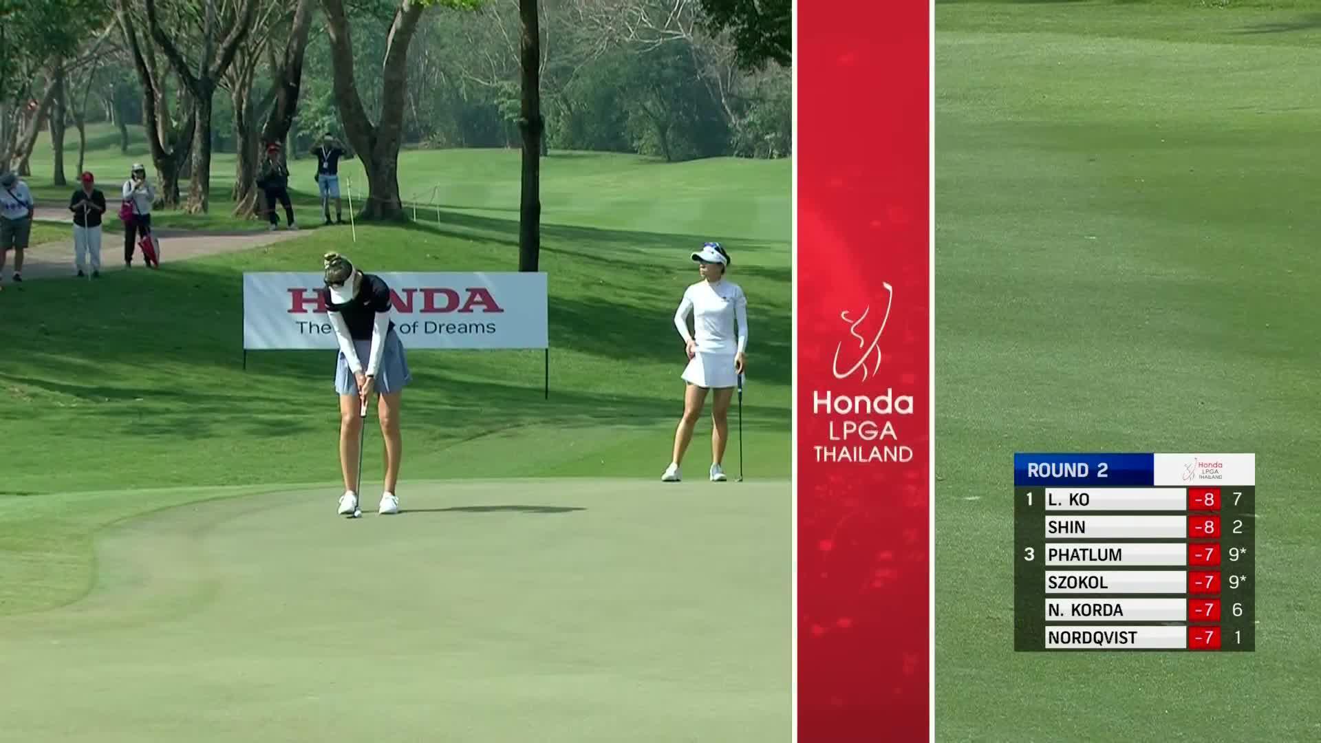Nelly Korda Round 2 Highlights 2023 Honda LPGA Thailand LPGA Ladies Professional Golf Association