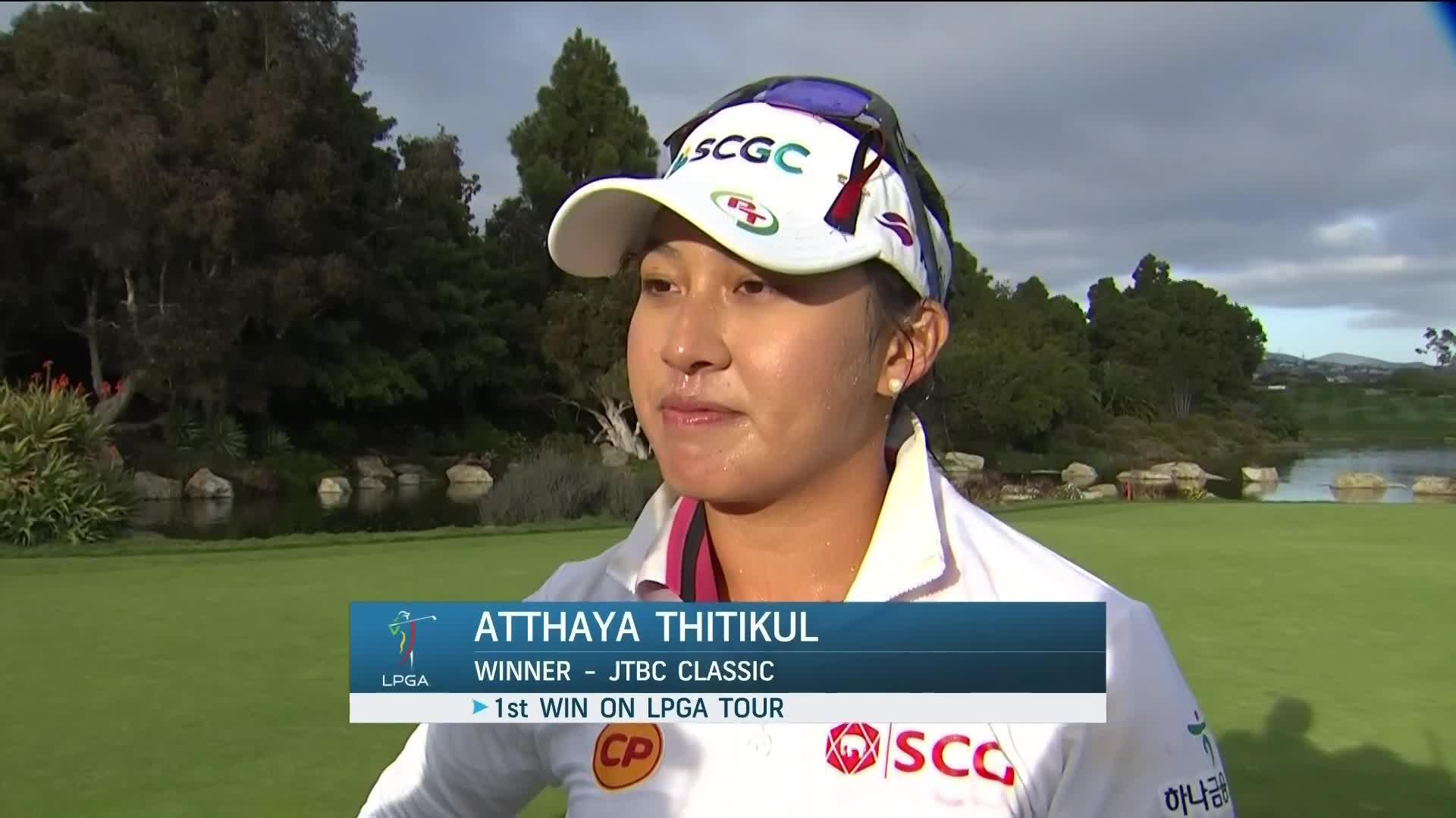 Atthaya Thitikul Final Round Interview at the 2022 JTBC Classic presented by Barbasol