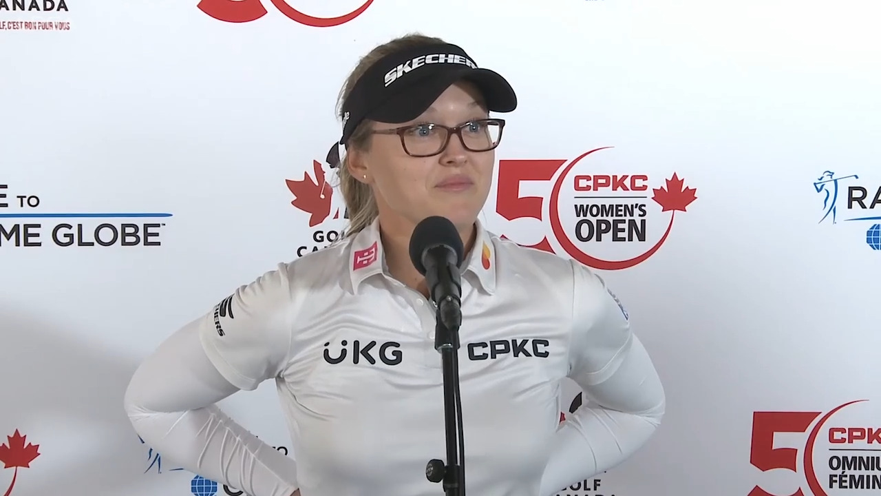 Brooke Henderson First Round Interview | 2024 CPKC Women's Open