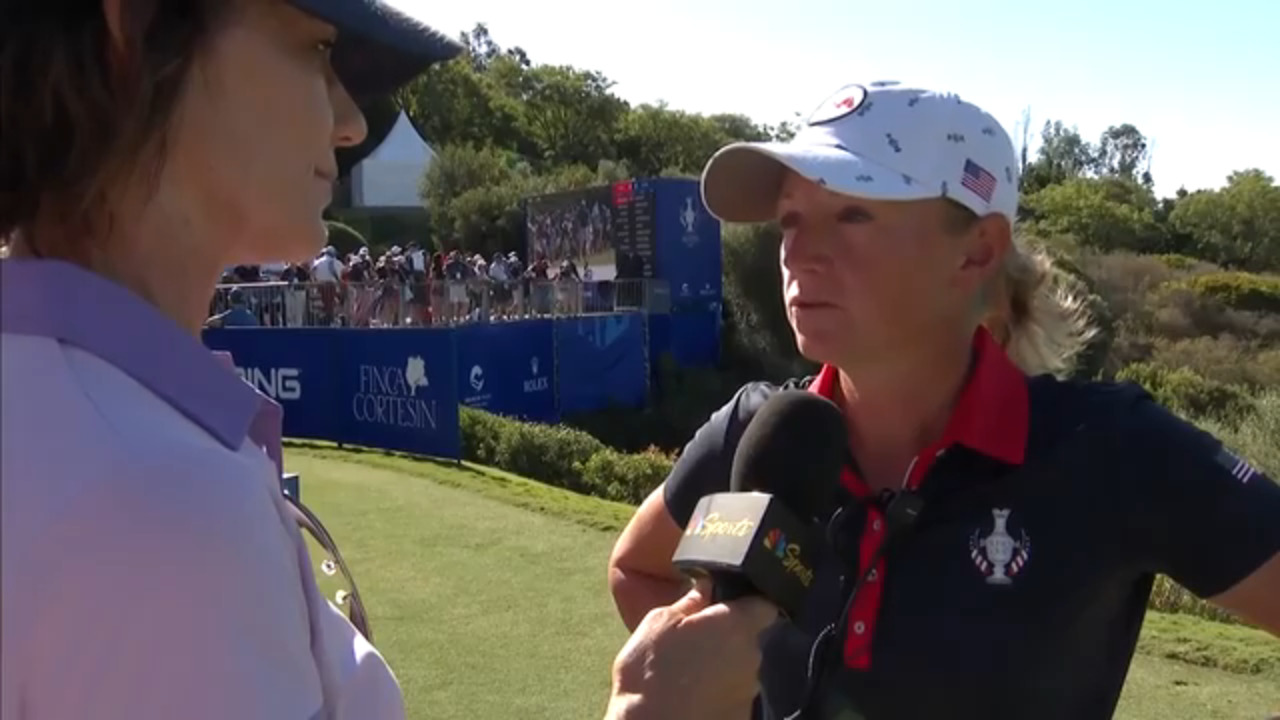 Stacy Lewis Sunday First Tee Interview | 2023 Solheim Cup