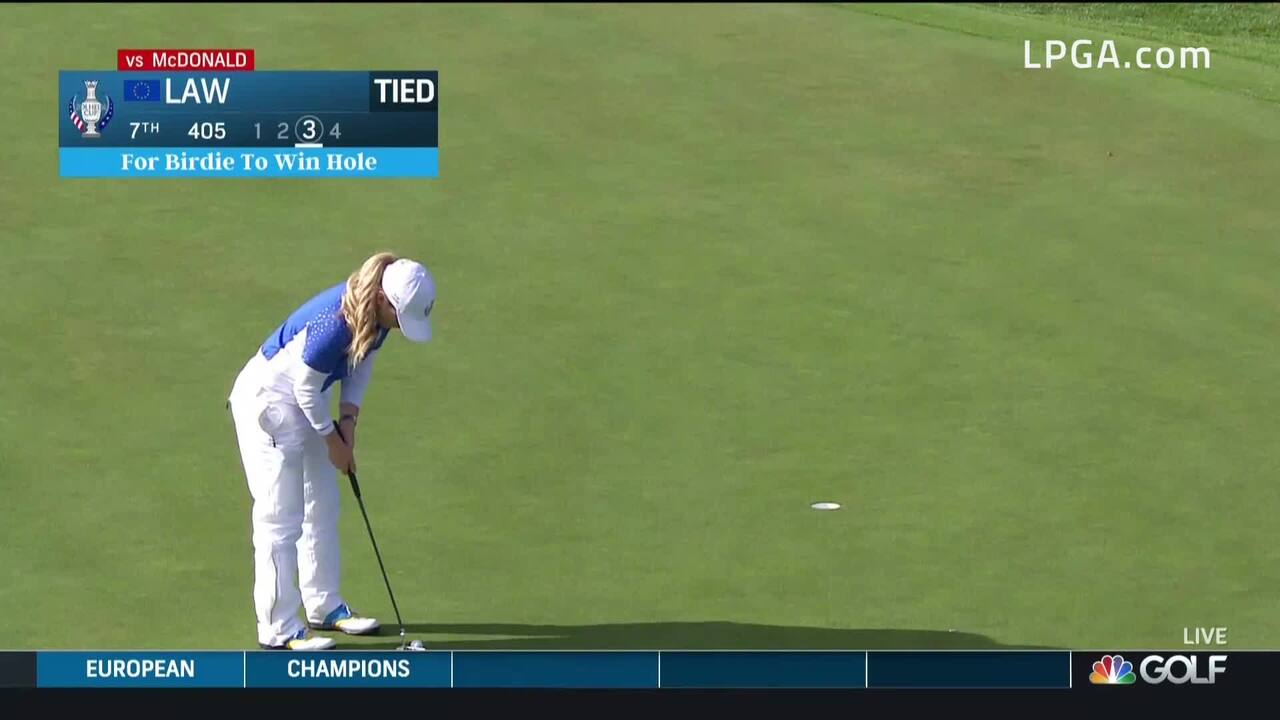 Bronte Law Wins Sunday Singles Match At The 2019 Solheim Cup 