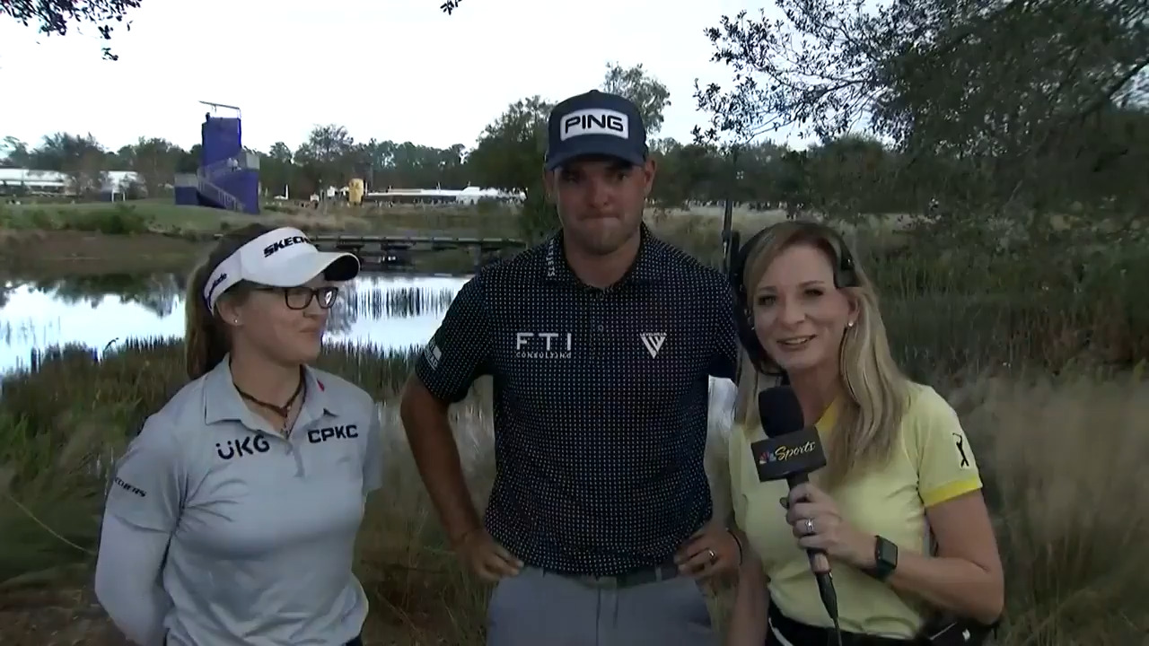 Brooke Henderson and Corey Conners Second-Round Interview | 2023 Grant ...