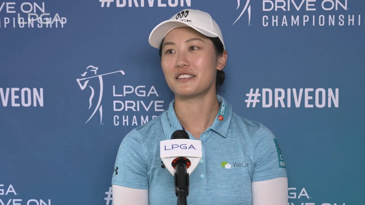 Xiyu Lin Second-Round Interview | 2024 LPGA Drive On Championship ...