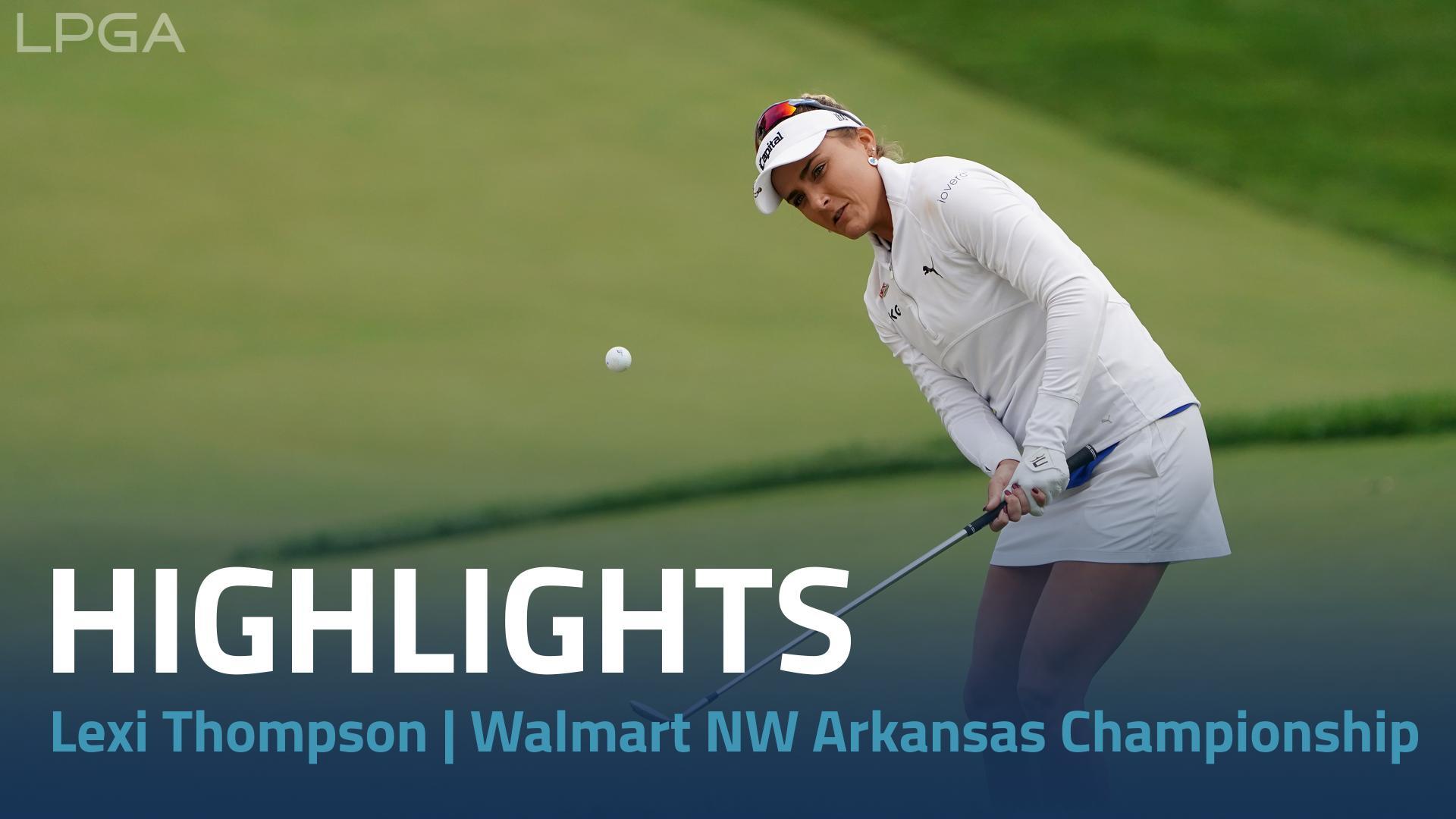 Lexi Thompson follows resurgent week at Solheim Cup with a strong start in Arkansas LPGA Ladies Professional Golf Association