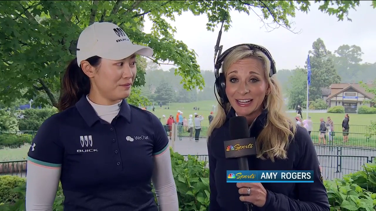 Xiyu Lin Second Round Interview | 2023 KPMG Women’s PGA Championship ...