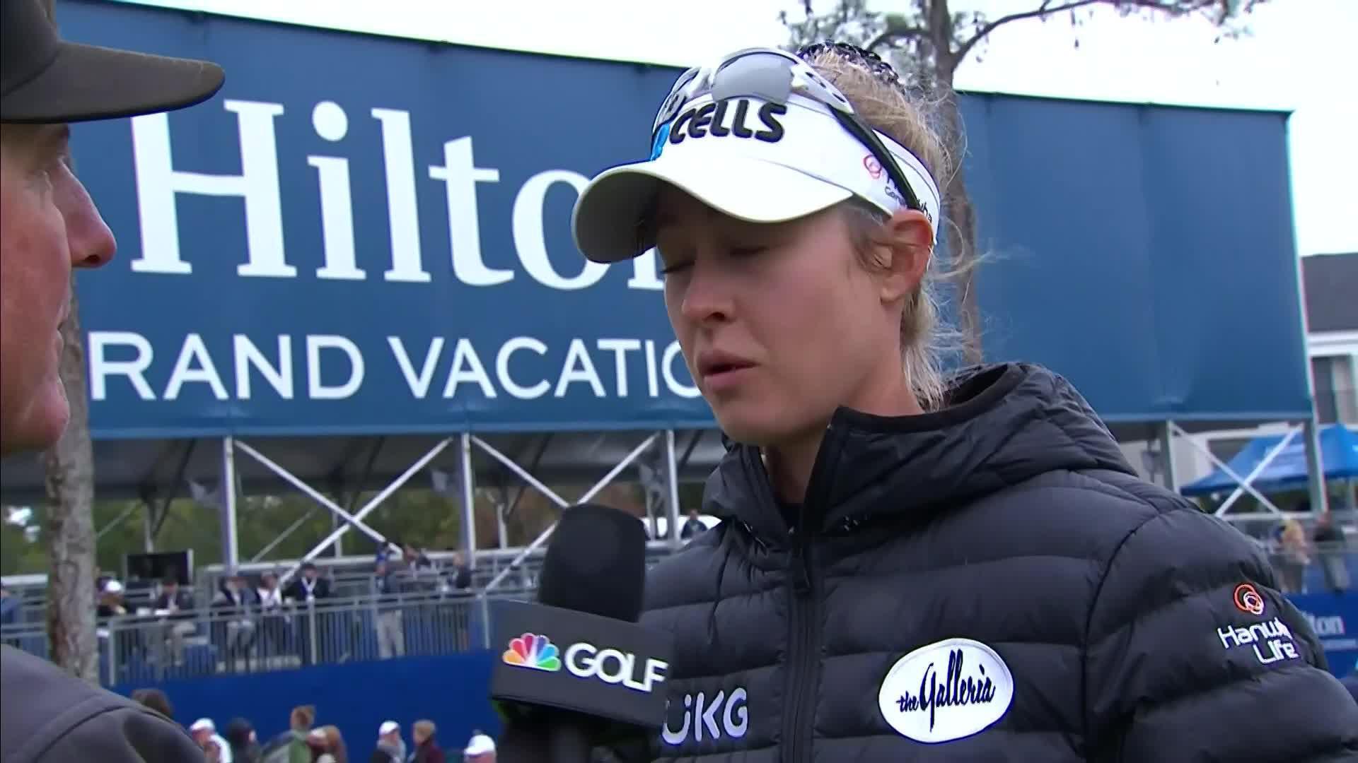 Nelly Korda Third Round Interview at the 2022 Hilton Grand Vacations Tournament of Champions