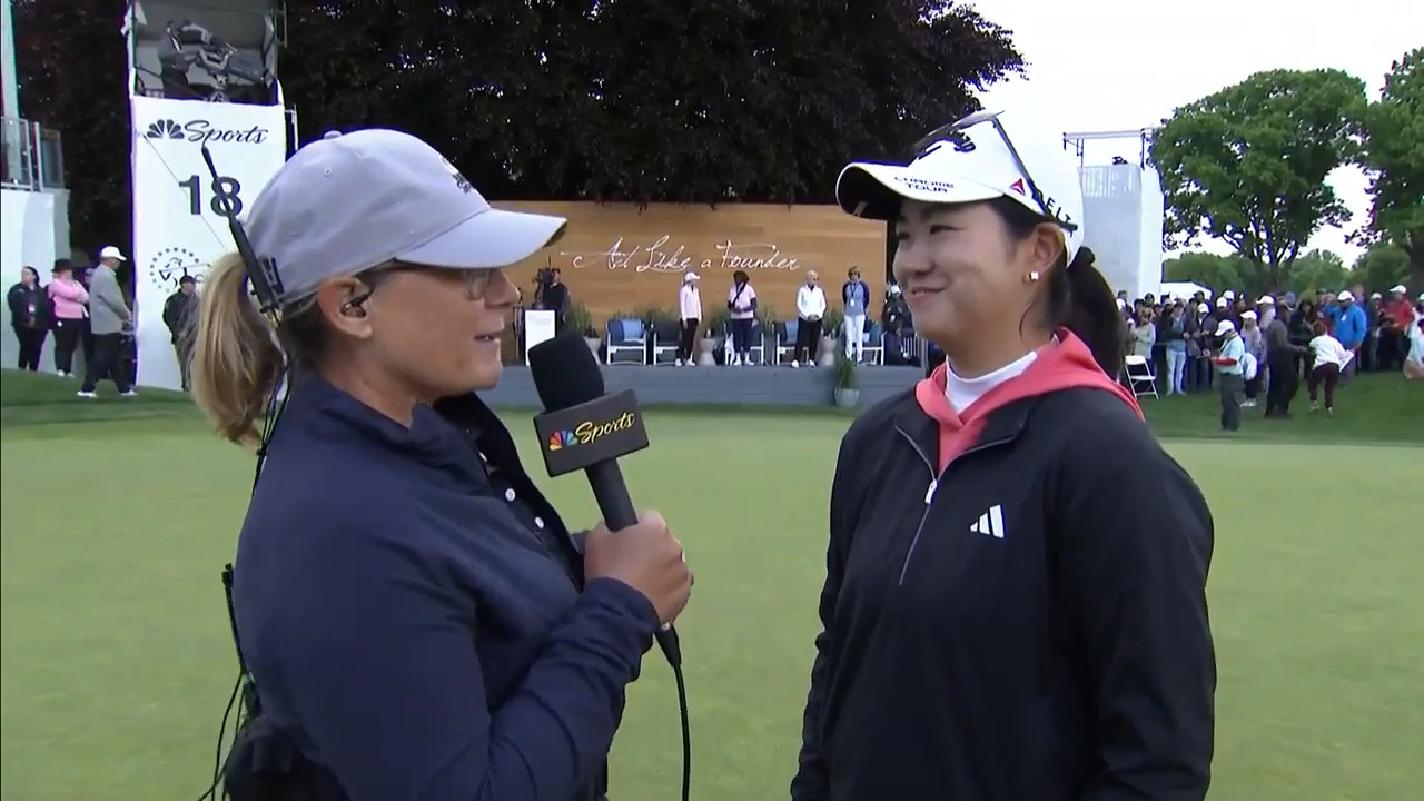 Rose Zhang Final Round Golf Channel Interview | 2024 Cognizant Founders Cup