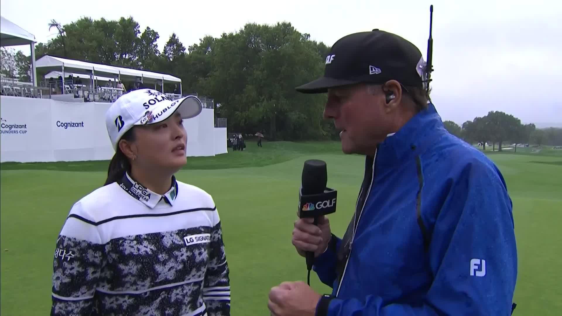 Jin Young Ko Winner's Interview at the 2021 Cognizant Founders Cup