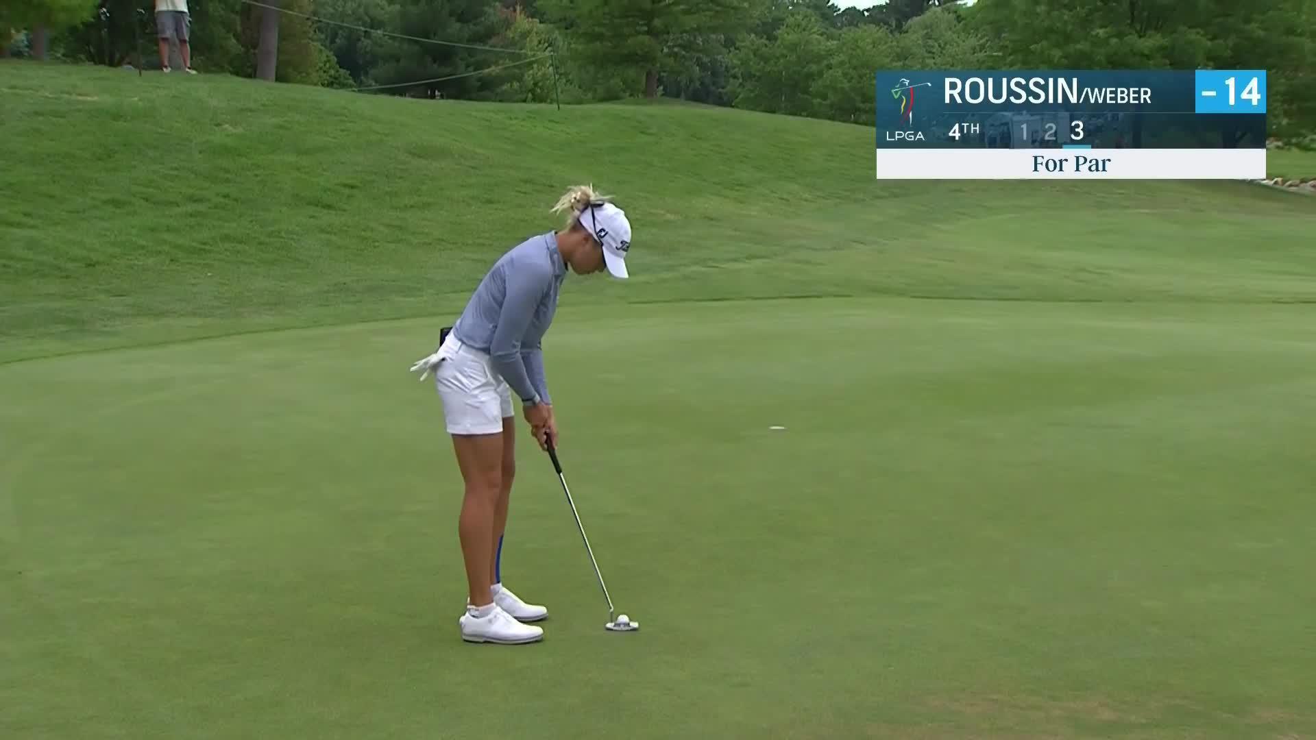 Pauline Roussin and Dewi Weber Third Round Highlights at the Dow Great