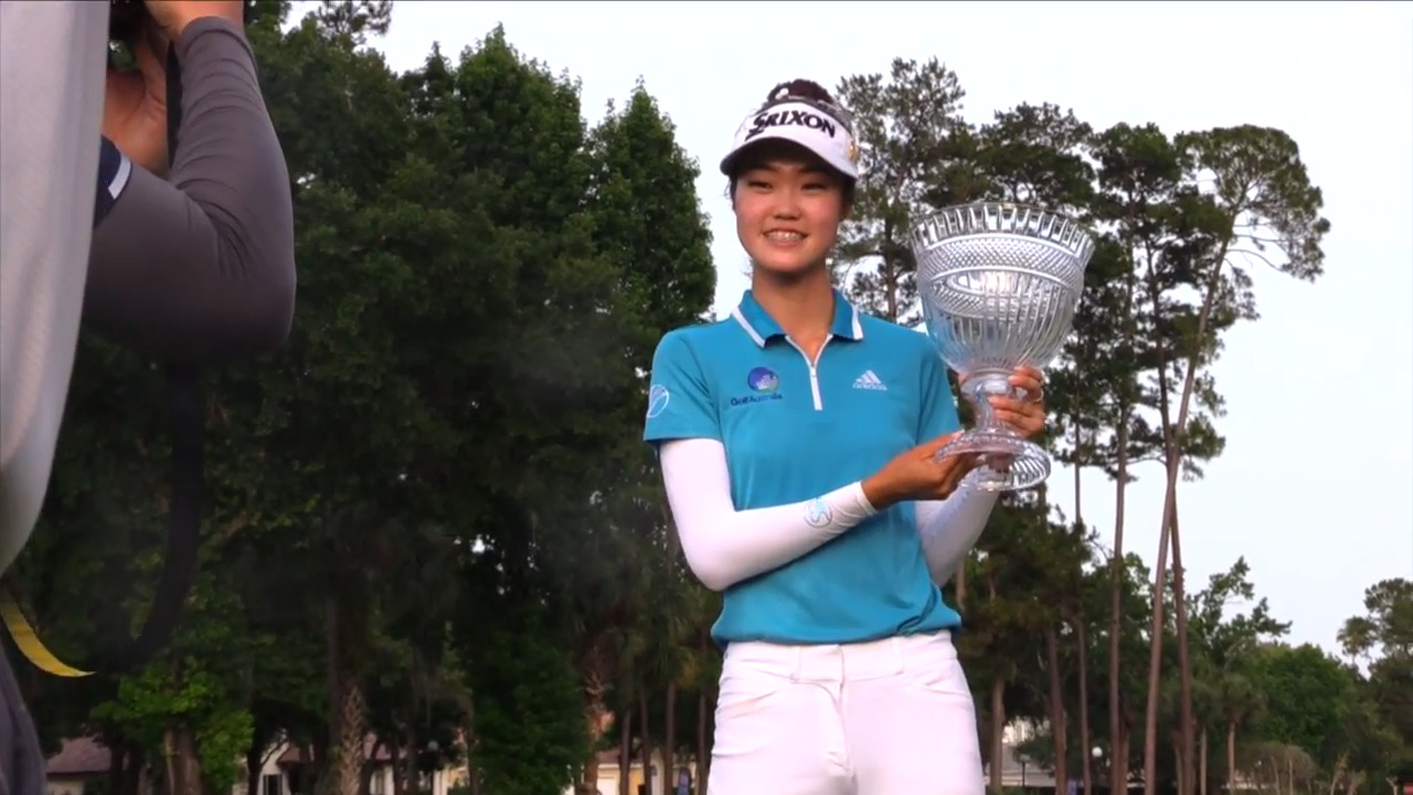 Grace Kim Winner's Interview at the IOA Golf Classic