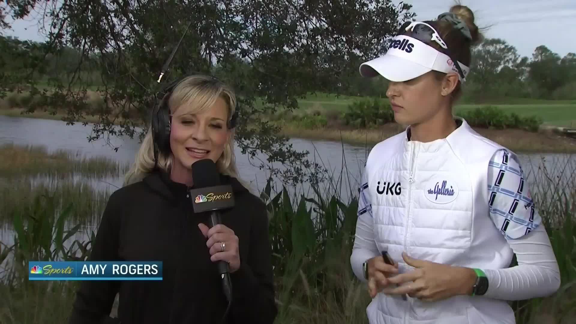 Nelly Korda Second Round Interview | 2022 CME Group Tour Championship ...