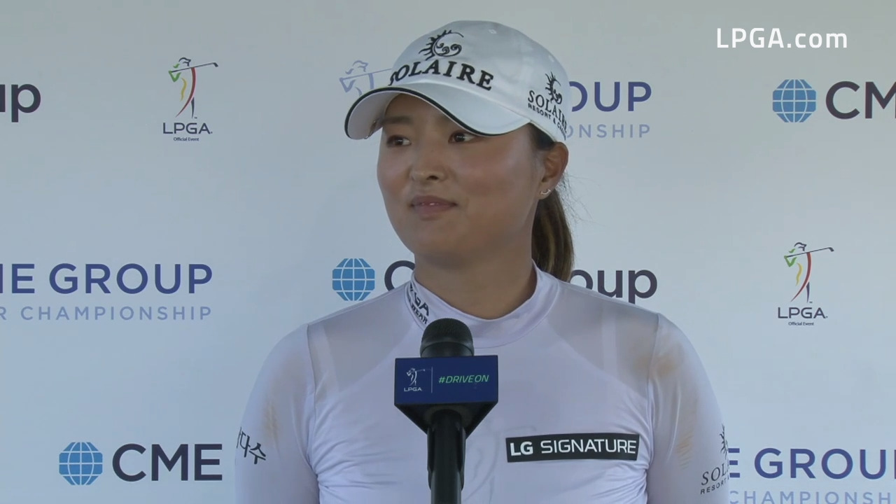 Jin Young Ko Round 3 Interview at the CME Group Tour Championship ...