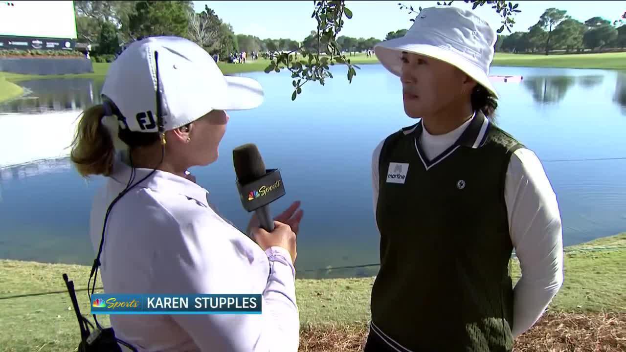 Amy Yang Third-Round Interview | 2023 The ANNIKA Driven By Gainbridge ...