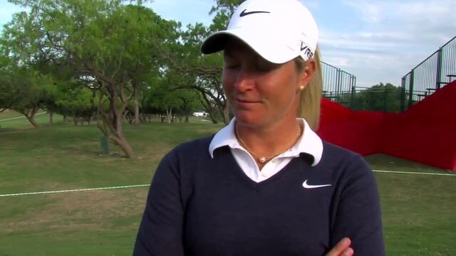 Suzann Pettersen's First Round Interview at the 2014 North Texas LPGA ...