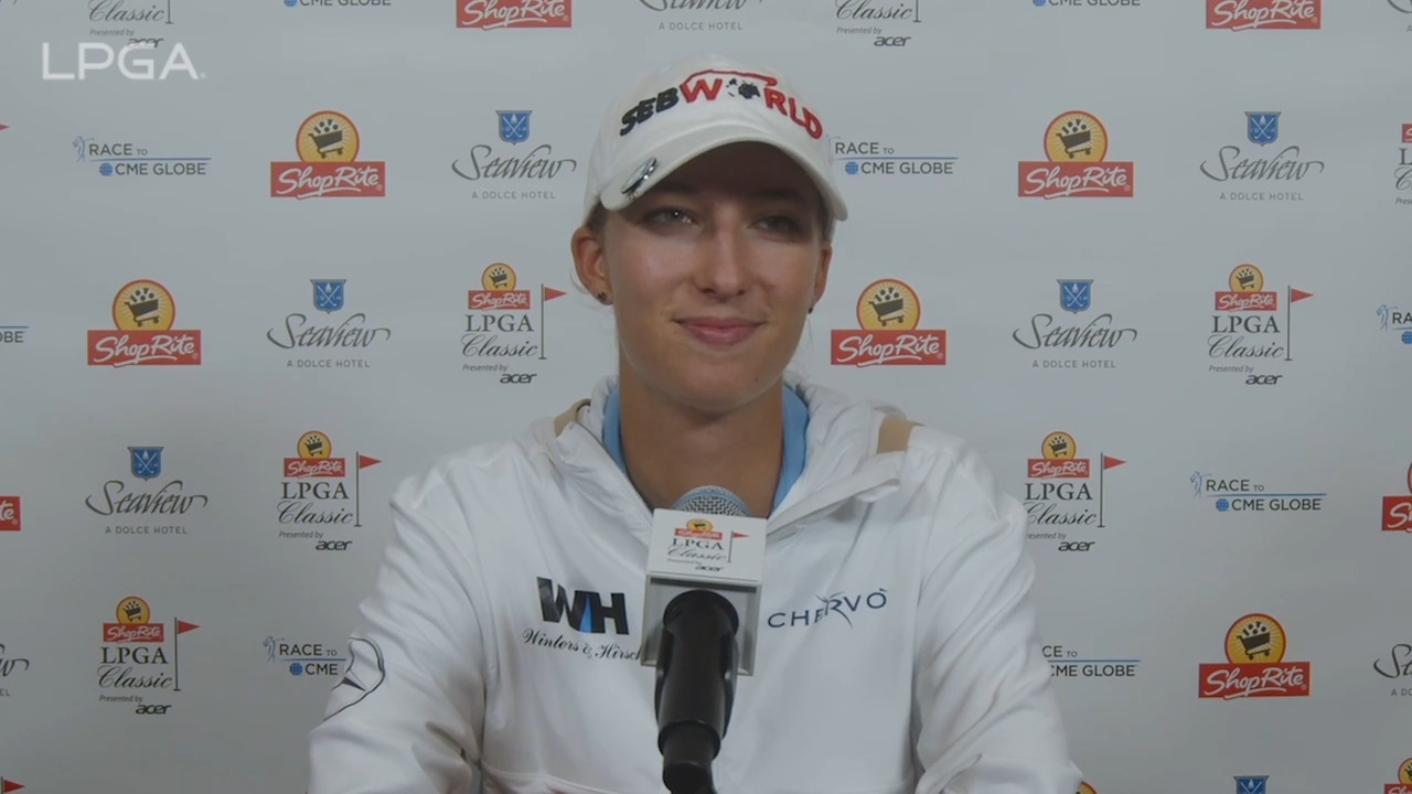 Alexandra Forsterling Pre-Tournament Press Conference | 2024 ShopRite LPGA Classic presented by Acer