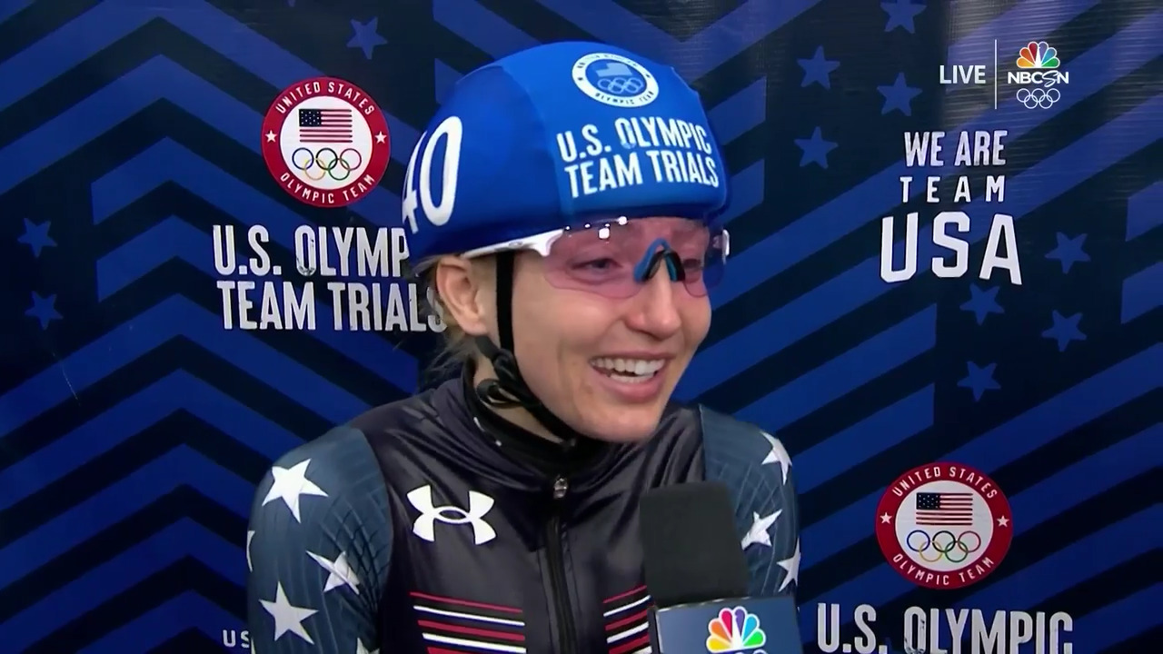 Kristen Santos Interview | Short Track Speedskating U.S. Olympic Team Trials 2022