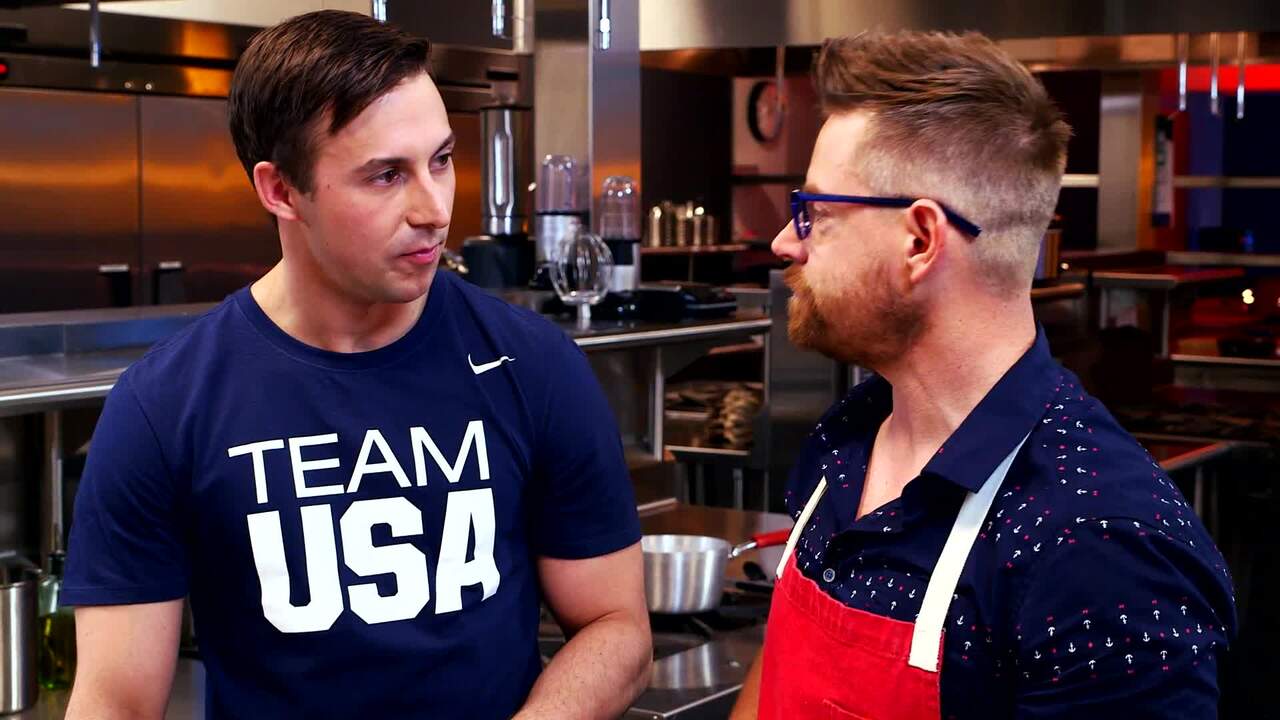 Cooking With Team USA | Tucker Dupree Can Swim and Sautee