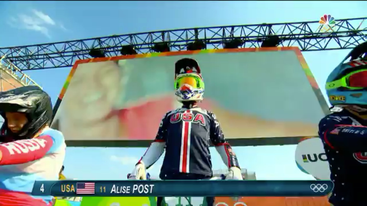 Alise (Post) Willoughby Wins Her First-Ever Medal in the Women's BMX Racing Final | Cycling | Rio 2016