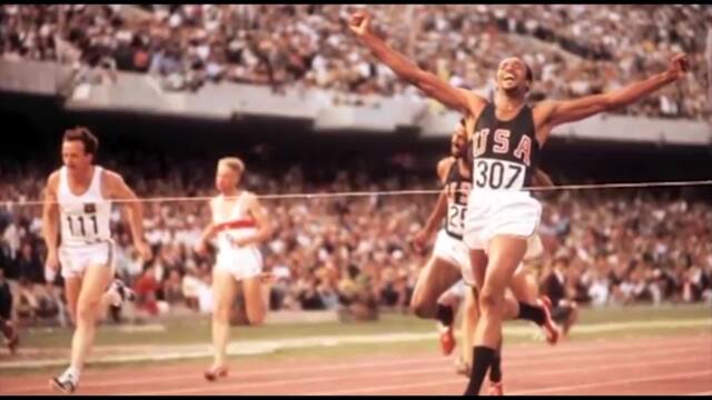 Tommie Smith At The 1968 Olympic Games In Mexico City