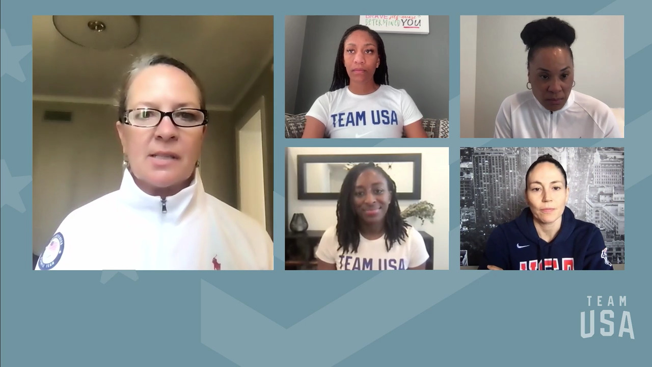 Sue Bird, Nnemkadi Ogwumike, Dawn Staley, A'ja Wilson | Tokyo 2020 Team USA Virtual Media Summit