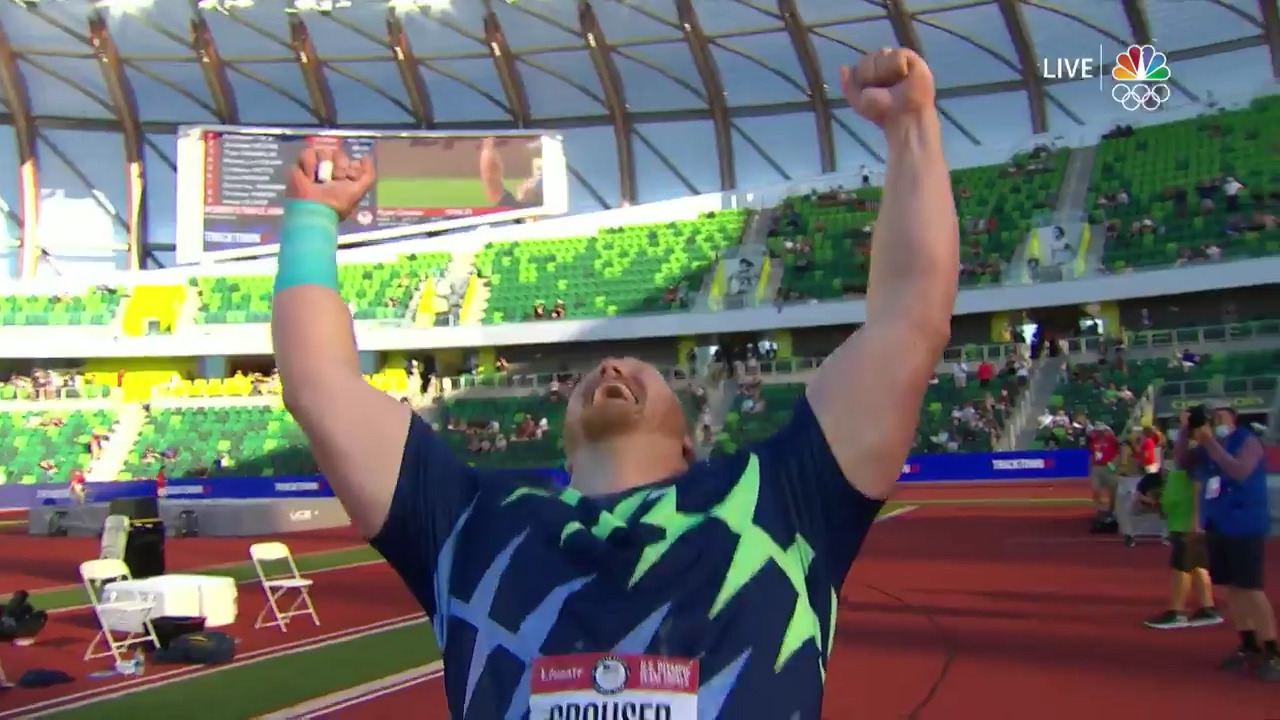 Ryan Crouser Breaks Shot Put World Record | Track & Field U.S. Olympic Team Trials 2021