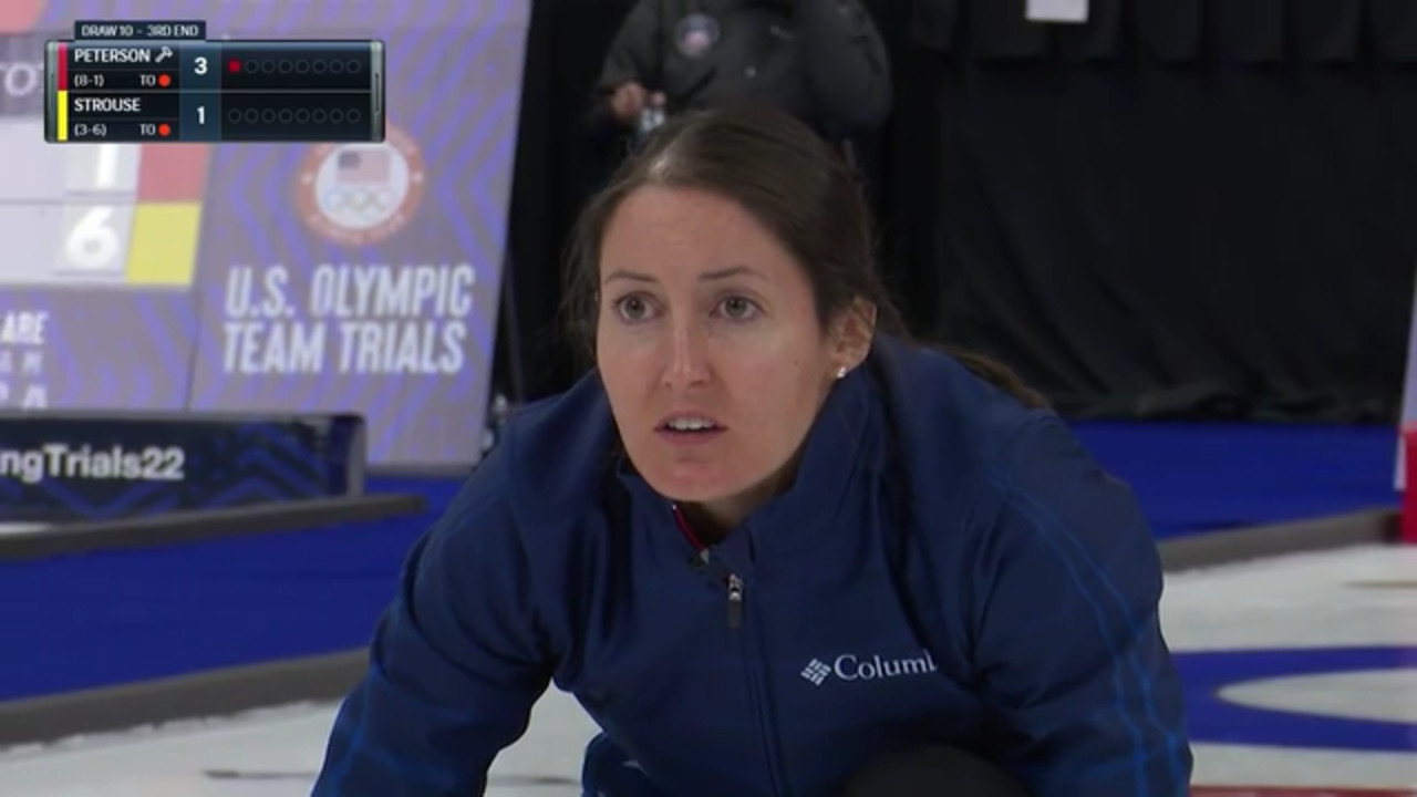 U.S. Olympic Team Curling Trials Highlights | Peterson vs. Strouse