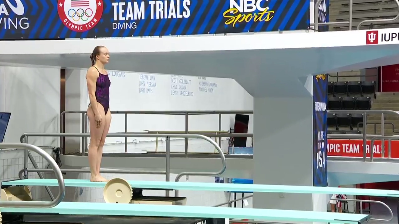 Krysta Palmer Women's 3-Meter Springboard Final Dive | Diving U.S. Olympic Team Trials