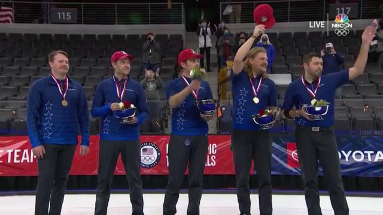 U.S. Olympic Team Curling Trials Highlights | Men's Award Ceremony