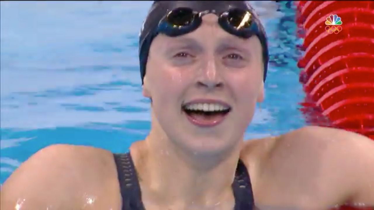 Katie Ledecky Wins Gold and Sets World Record in the Women's 400-Meter Freestyle | Swimming | Rio 2016