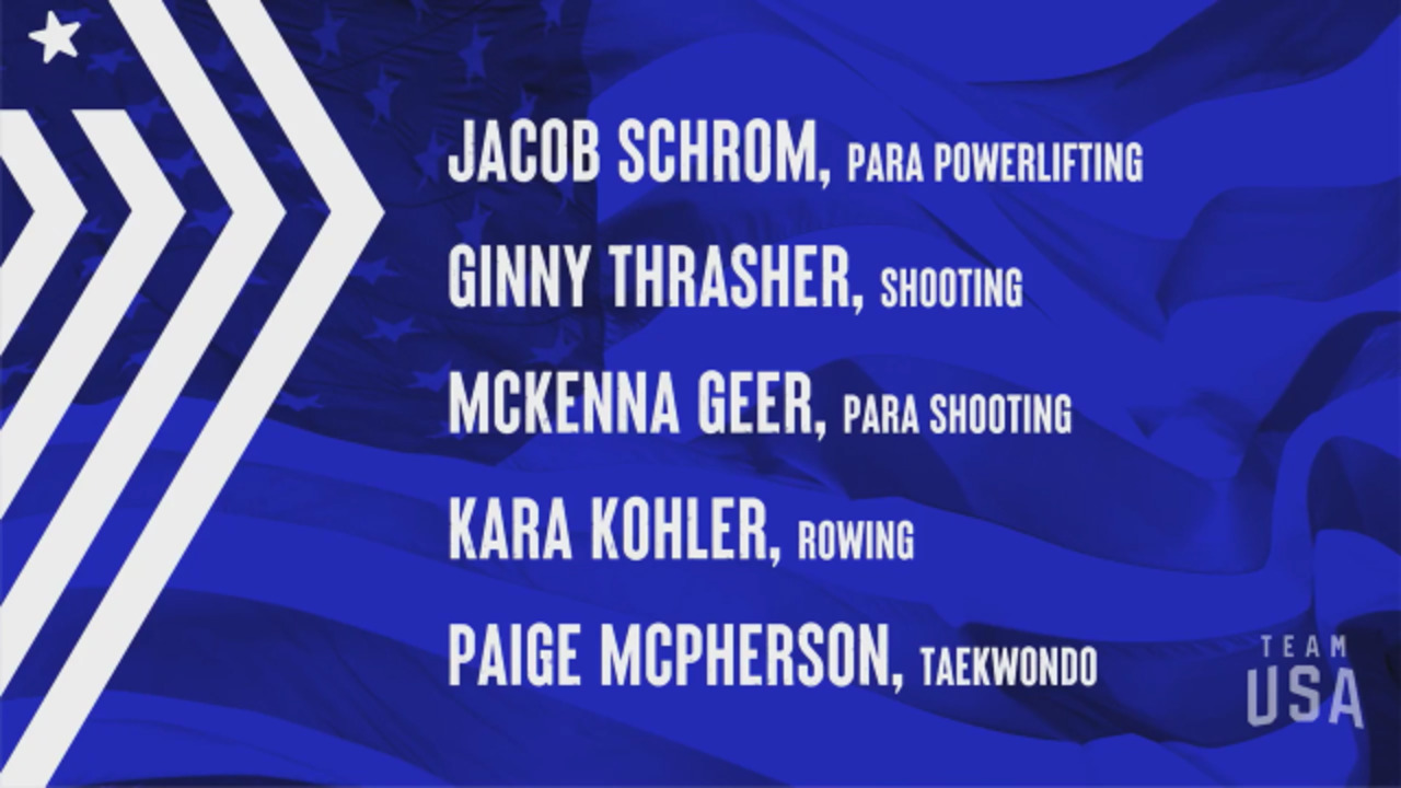 Jacob Schrom, Ginny Thrasher, McKenna Geer, Kara Kohler, Paige McPherson | Tokyo 2020 Team USA Virtual Media Summit